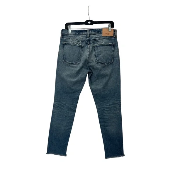 $360 Moussy Vintage Blue Hawthorne Skinny Jean In Light Blue Size 27